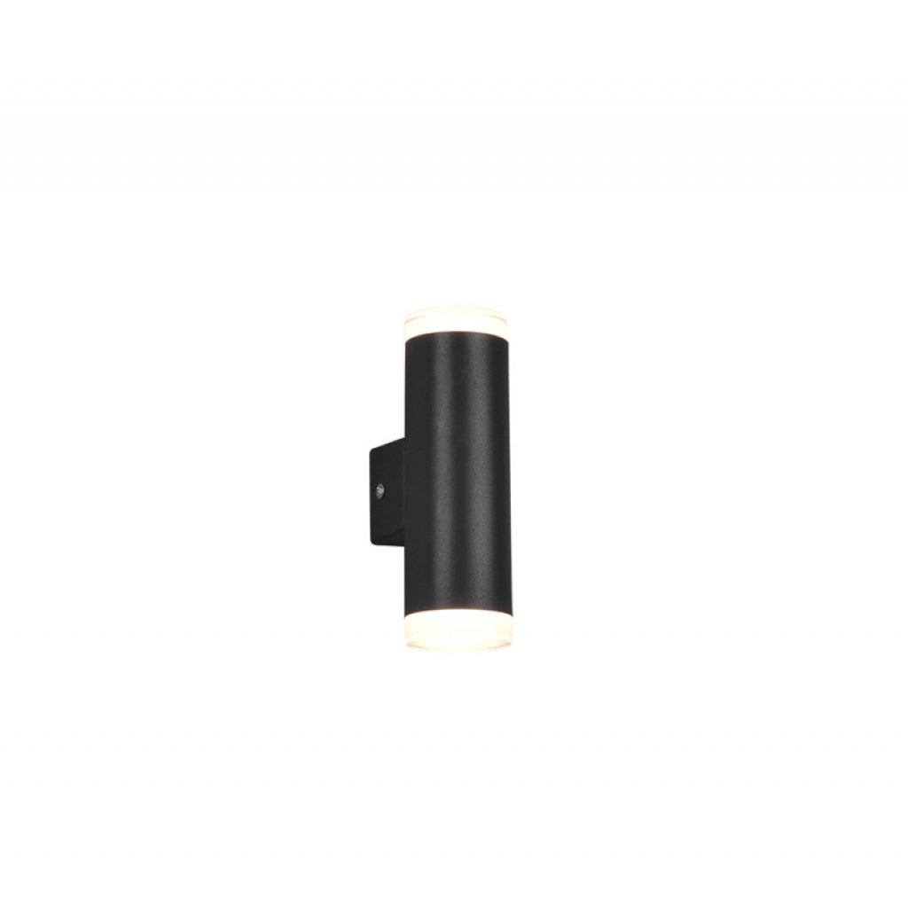 TRIO 283110232 Ray, nástěnné LED svítidlo v černé barvě 2x 4 W