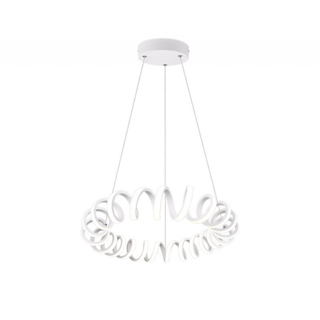 TRIO 325110131 Curl, LED stropní moderní svítidlo v bílé matné barvě