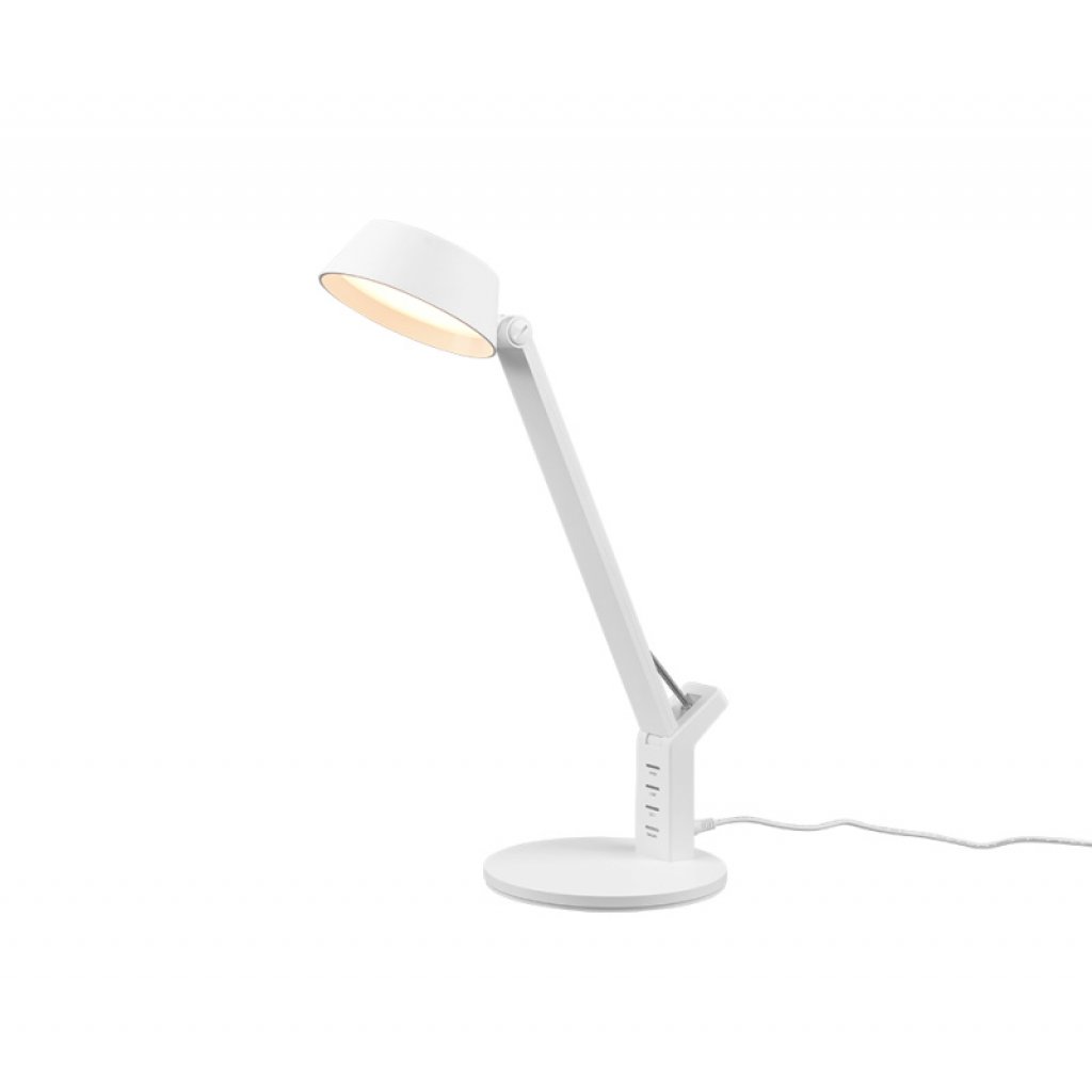 TRIO 523090131, Ava moderní LED lampička s USB a nastavitelným svícením