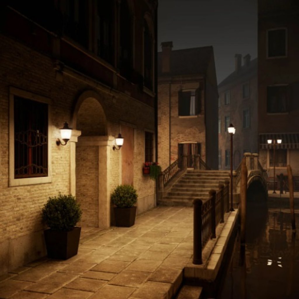 Venezia, klasická nástěnná lucerna z mědi a mosazi, Il Fanale
