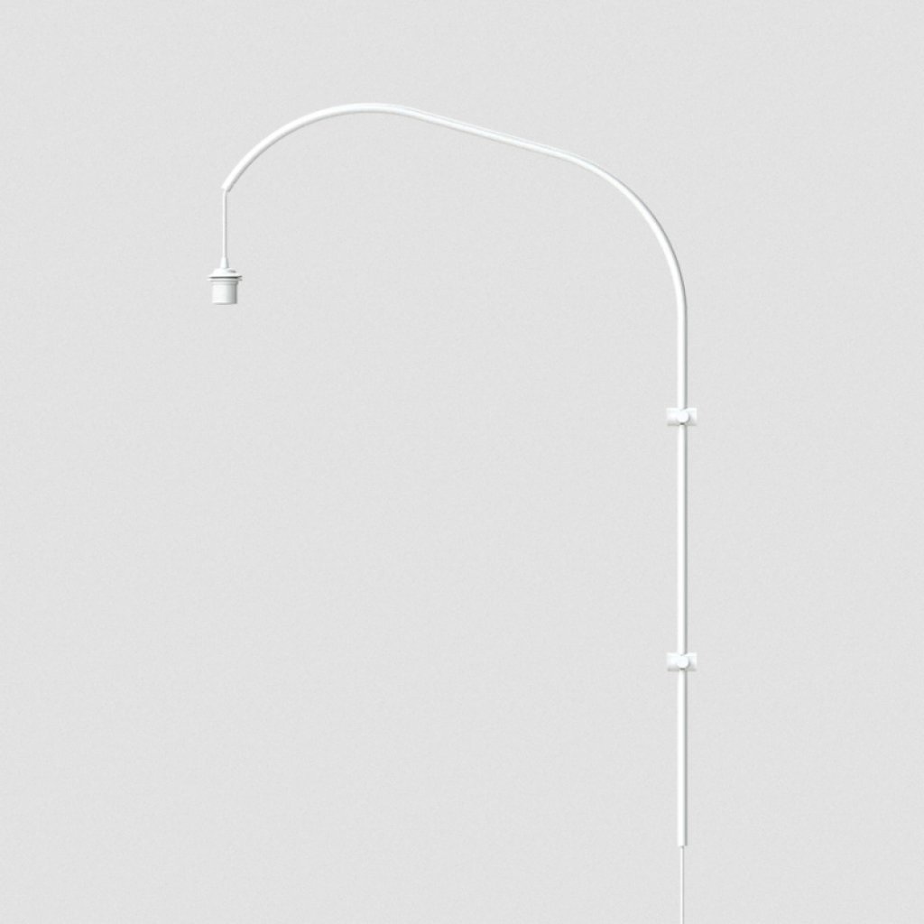 Willow single bílý nástěnný držák, 123 cm, E27, Umage