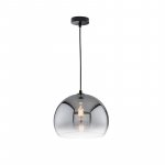 Amos 60834 závěsný skleněný lustr 20 cm, E27, Fischer & Honsel