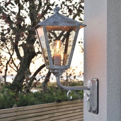 Benu Up venkovní nástěnná lampa E27 žárově pozinkovaná, Konstsmide