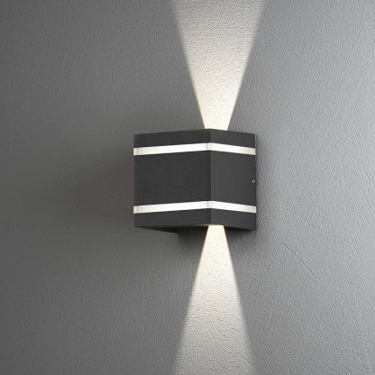 Dekorativní nástěnné LED světlo Cremona antracit, 230V, Konstsmide 2