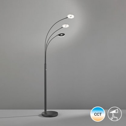 Dent 40400 LED stojací lampa černá, Fischer & Honsel