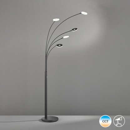 Dent 40402 LED stojací lampa černá, Fischer & Honsel 2