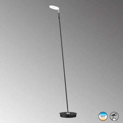 Dent 40405 LED stojací lampa černá, Fischer & Honsel