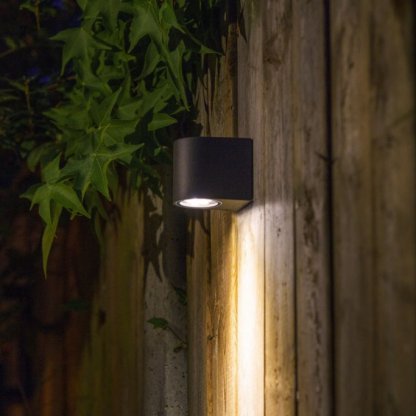 Gilvus antracit, zahradní nástěnné osvětlení, LED 4W, 12V, teplá bílá, Garden Lights 2