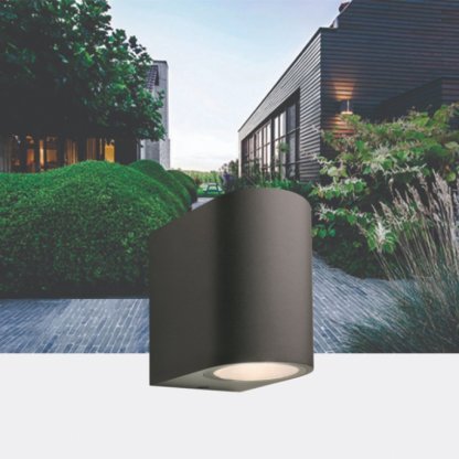 Gilvus antracit, zahradní nástěnné osvětlení, LED 4W, 12V, teplá bílá, Garden Lights