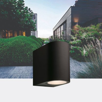 Gilvus černý, exteriérové nástěnné svítidlo, LED 4W, 12V, teplá bílá, Garden Lights