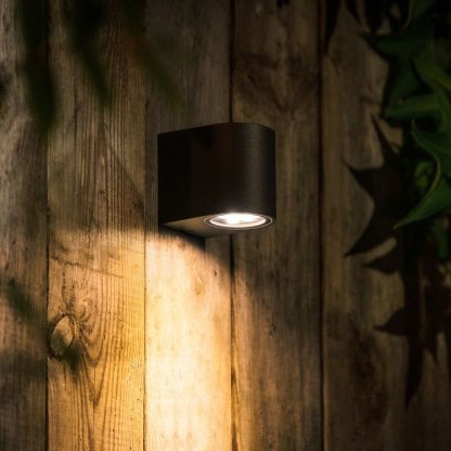 Gilvus Plus černý, chytré zahradní nástěnné LED světlo 5W 12V, Garden Lights