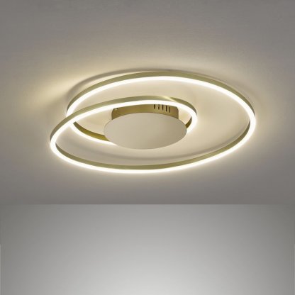 Holy 21297 LED stropní svítidlo, zlaté, 49 cm, Fischer & Honsel