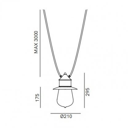 Il Fanale Drop, systém designového osvětlení E27 2