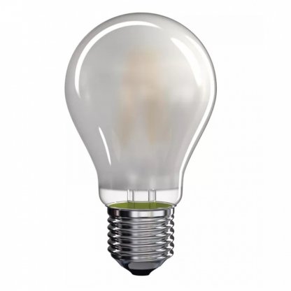 LED žárovka Filament A60 matná 6,5W E27 teplá bílá, Emos