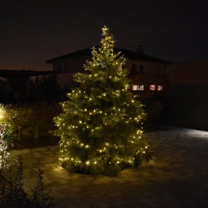 LINEA 1 vánoční LED řetěz na 12V, 100 LED, 10m, teplá bílá, Garden Lights 2