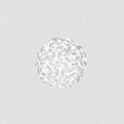 Lora bílé stínítko medium pro závěsné svítidlo, 45 cm,  Umage