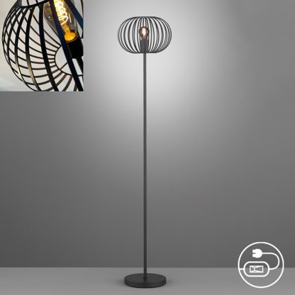 Mocca 40324 drátová stojací lampa E27, 30cm, Fischer & Honsel
