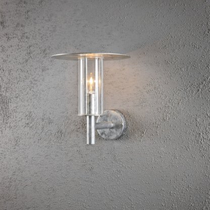 Mode venkovní nástěnná lampa E27 žárově pozinkovaná ocel, Konstsmide