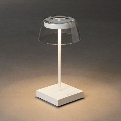Nabíjecí stolní lampa Scilla bílá, Konstsmide 2