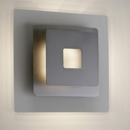 Nástěnné čtvercové LED svítidlo Hennes v černé barvě, Fischer & Honsel 2