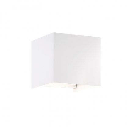 Nástěnné čtvercové svítidlo Wall v bílé barvě, Fischer & Honsel