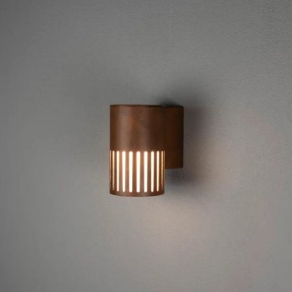 Pistoia designové rezavé svítidlo na fasádu E27 Konstsmide