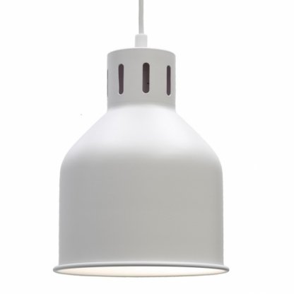 SAGA bílé speciální stínítko pro pěstební LED lampy E27, kabel 4m
