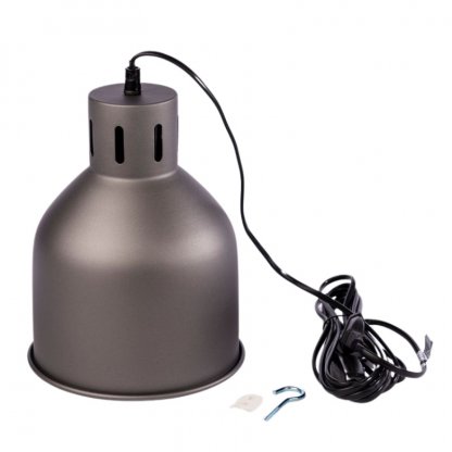 SAGA šedé stínítko pro pěstební žárovku s paticí E27, 230V