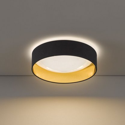 Sete 20308 LED stropní svítidlo černé 40 cm, Fischer & Honsel