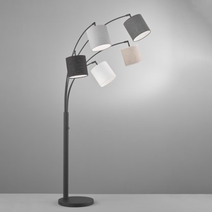 Stojací lampa Annecy 5x E27, Fischer & Honsel