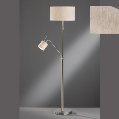 Stojací lampa Layer béžová, Fischer & Honsel