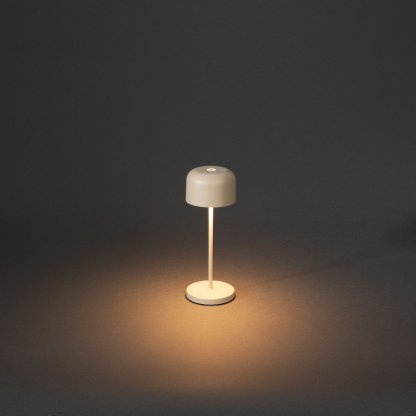 Stolní nabíjecí přenosná lampička Lille mini písková, Konstsmide  2