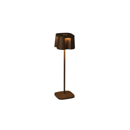 Stolní nabíjecí přenosná lampička Nice rezavá, Konstsmide 