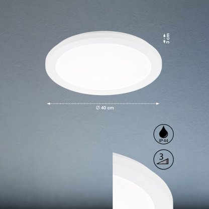 Stropní koupelnové svítidlo Gotland 40 cm, Fischer & Honsel