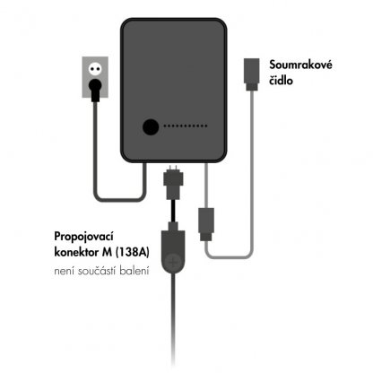 Transformátor 100W Touch se soumrakovým senzorem a časovačem, LiGHTPRO