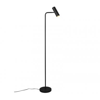 TRIO 412400132 Marley, stojací lampa v černé matné barvě GU10