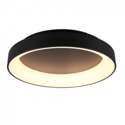 TRIO 671290132 Girona černá, 60 cm, stmívatelné stropní LED světlo 48W