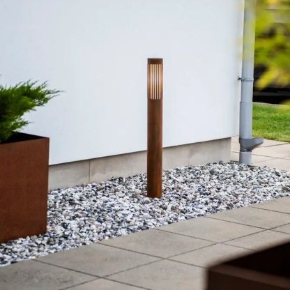 Venkovní sloupkové svítidlo rezavý design E27 Pistoia Konstsmide 2