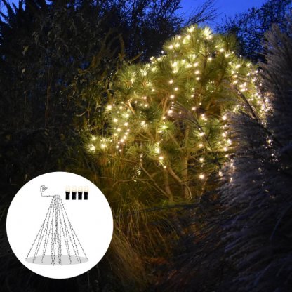 Venkovní vánoční LED osvětlení na strom, jednoduchá instalace, Star Trading