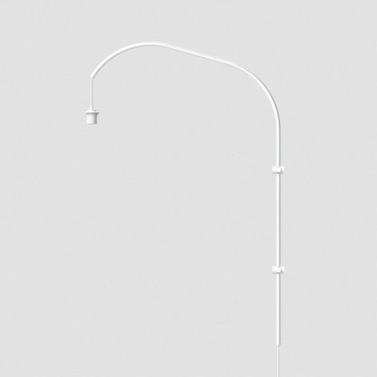 Willow single bílý nástěnný držák, 123 cm, E27, Umage
