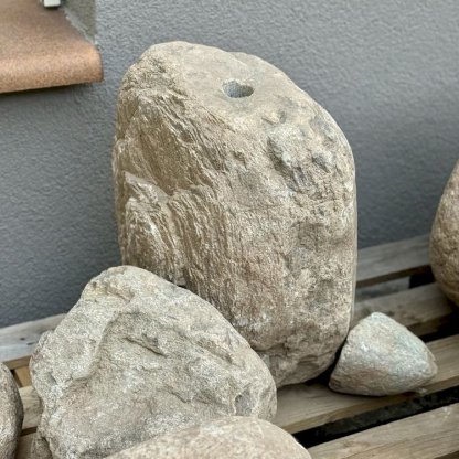 Zahradní fontána labský přírodní kámen, kompletní fontánové příslušenství