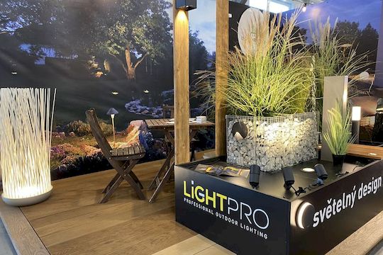 Zahradní osvětlení 12V LiGHTPRO veletrh FOR GARDEN 2020