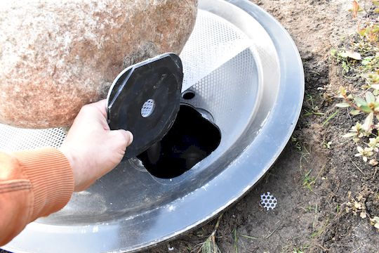 vodní prvek do zahrady instalace svépomocí