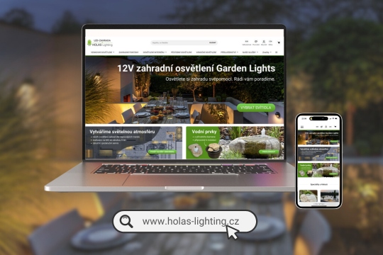 LED-ZAHRADA od HOLAS Lighting nový e-shop osvětlení