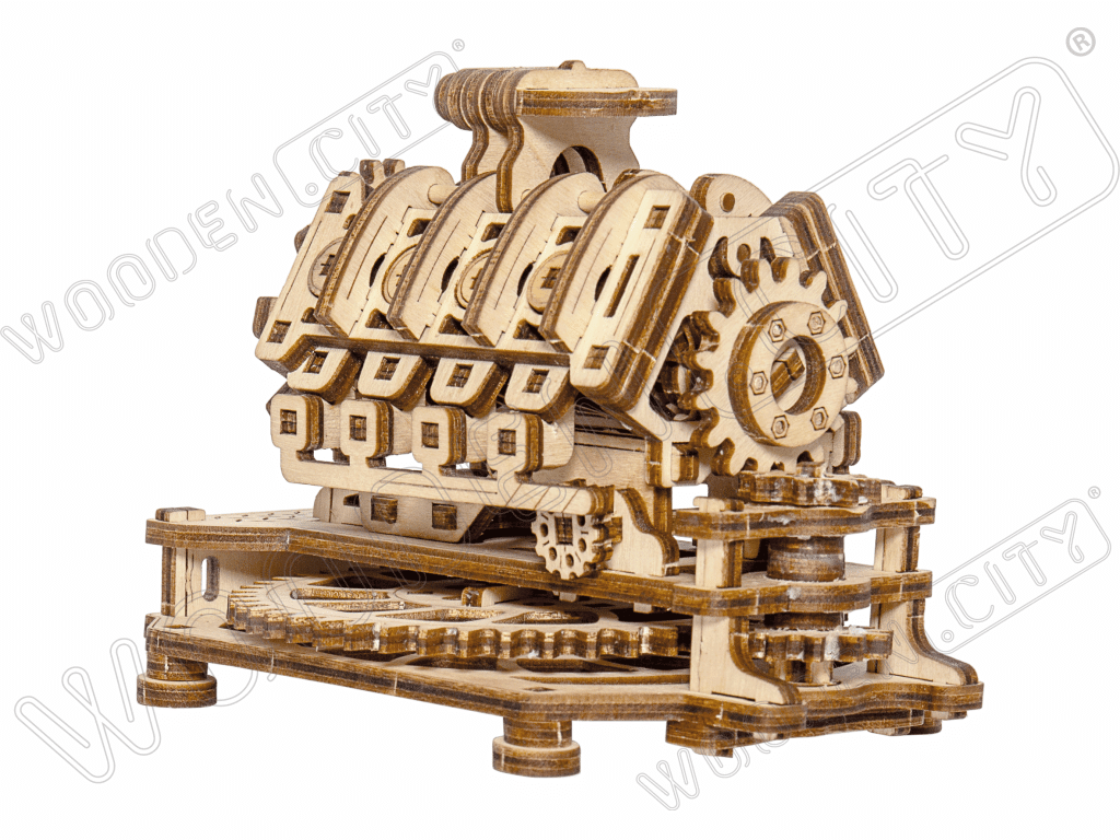 3D mechanické puzzle Motor V8 - Hračkomania