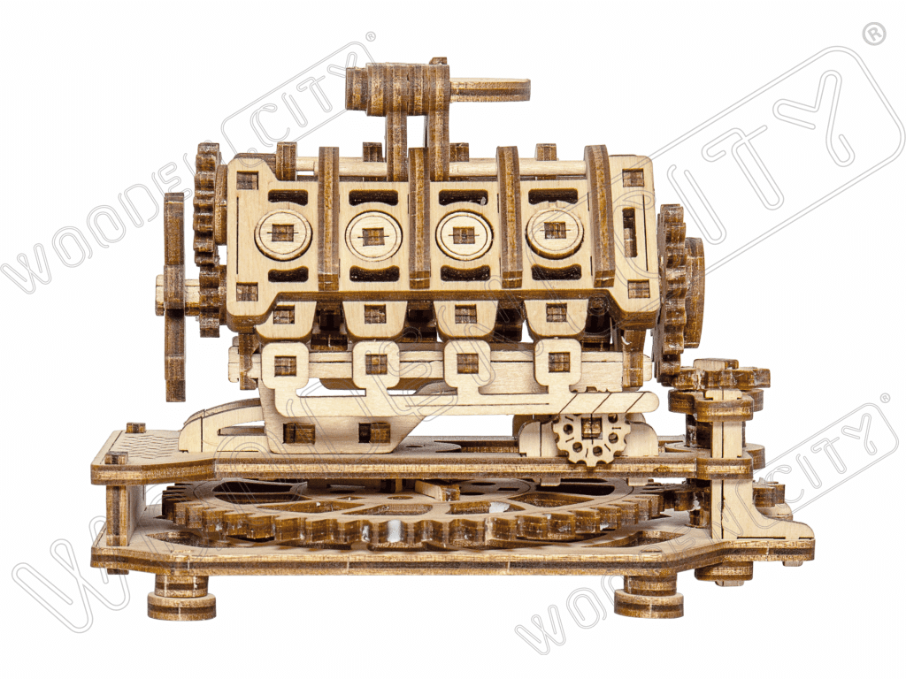 Puzzle Motor 3D mechanické puzzle Motor V8 - Hračkomania
