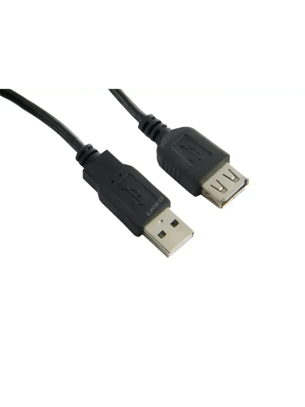 4World Kabel USB 2.0 AM-AF 0.75m Black