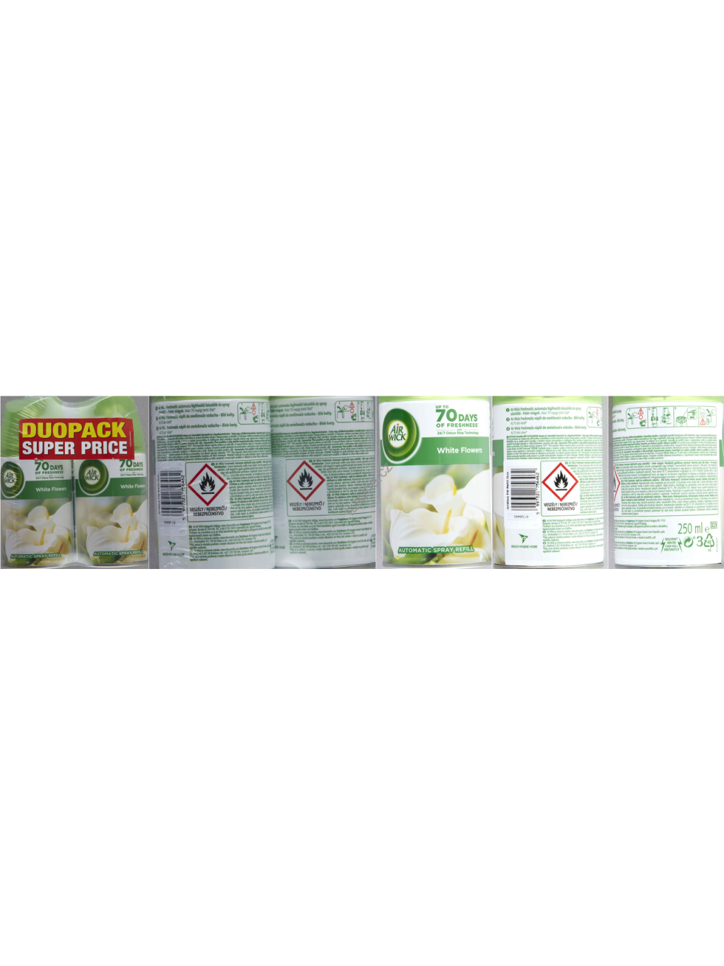 Air wick Freshmatic bílé květy náhrdní náplň