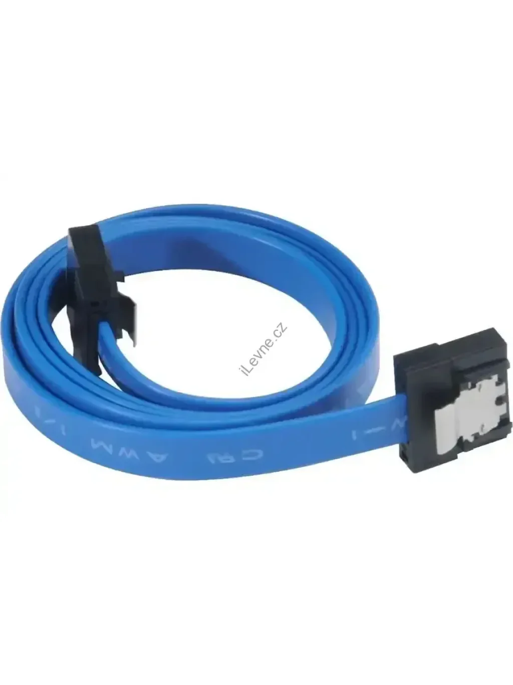 AKASA kabel 7pin SATA III na 7pin SATA III / AK-CBSA05-30BL / modrý / 30cm