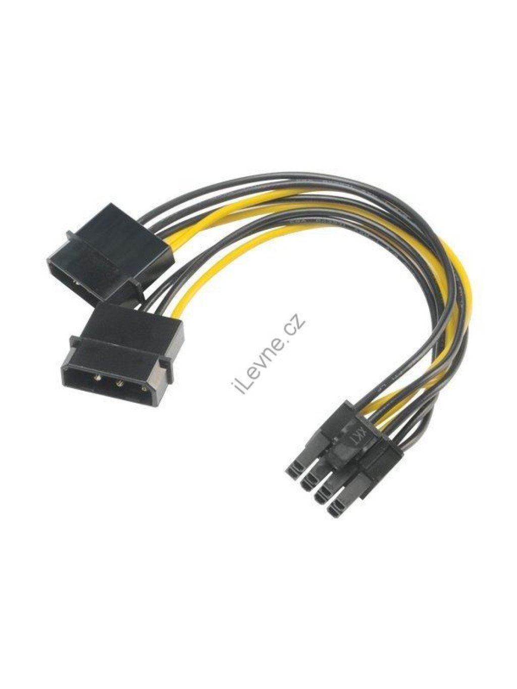 AKASA redukce 4pin Molex na 8pin PCIe / AK-CBPW20-15 / 15cm